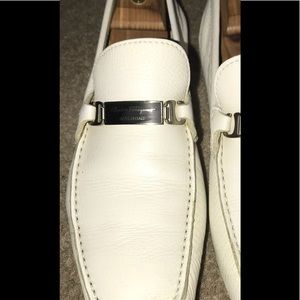 Men white Ferragamo